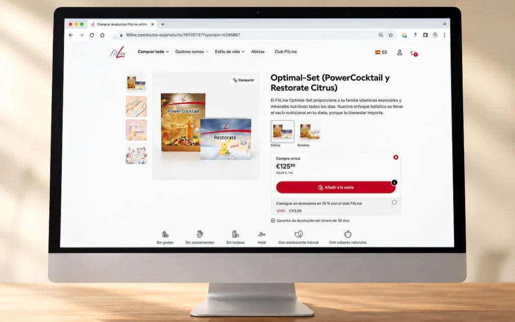 Tienda oficial de FitLine para comprar productos FitLine online