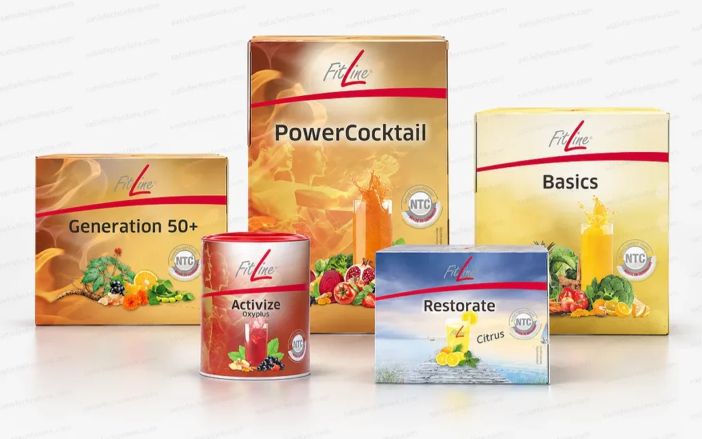 PowerCocktail, Activize Oxyplus, Restorate, Basics y Generation 50+ de FitLine